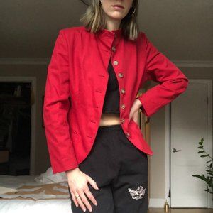 Vintage '90s Red J Peterman Jacket